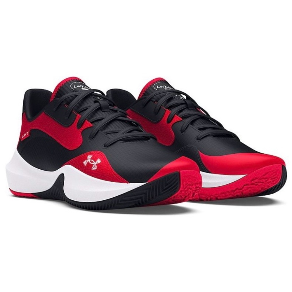 Under Armour Women Lockdown 7 Low Basketball Shoes Black/ Red